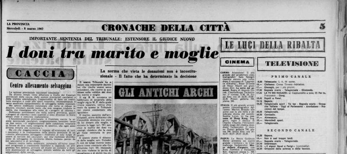 I doni tra marito e moglie