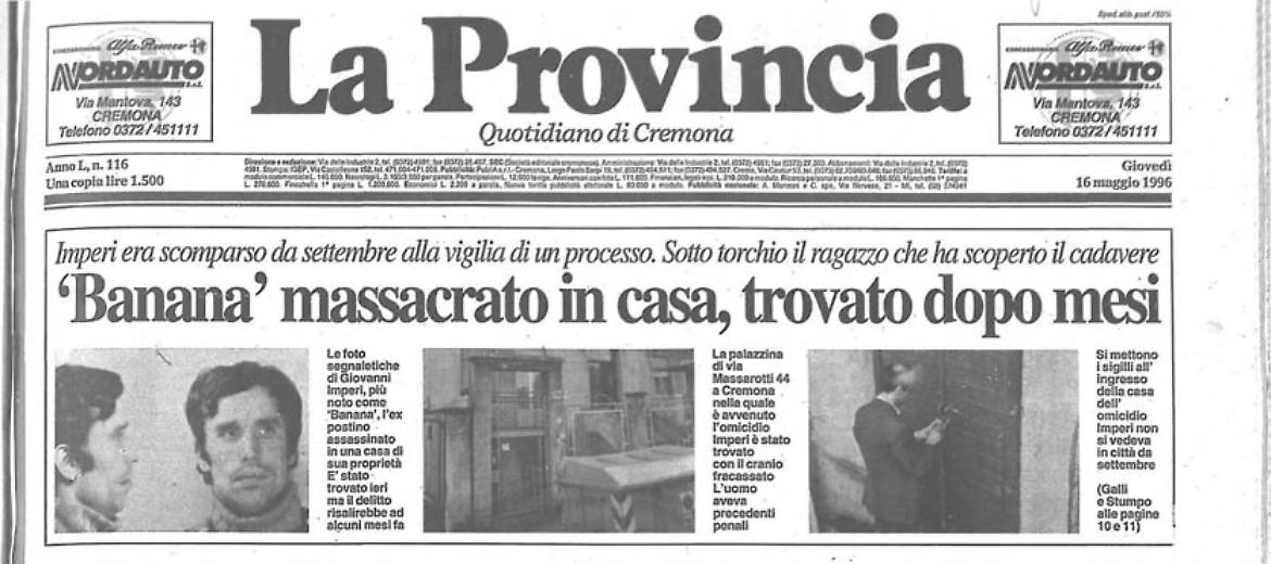 'Banana' massacrato in casa, trovato dopo mesi