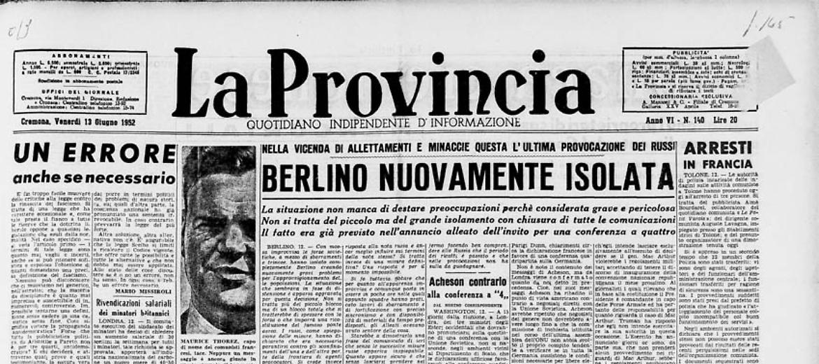 Berlino nuovamente isolata
