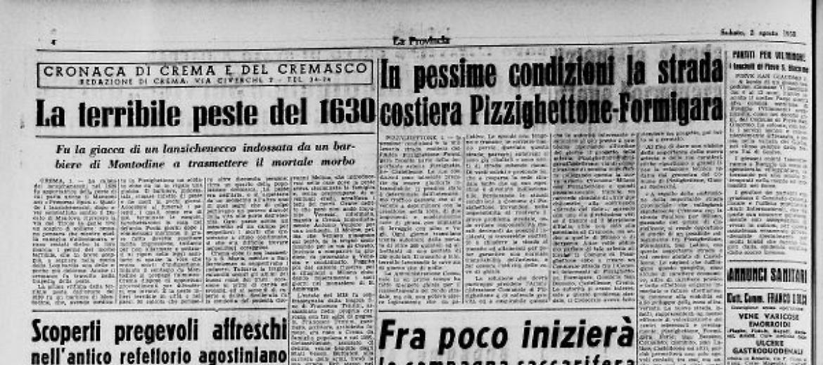 La terribile peste del 1630 diffusa dai lanzichenecchi