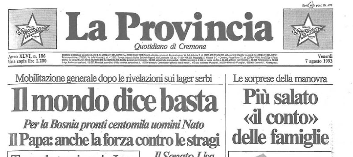 Il mondo dice basta
