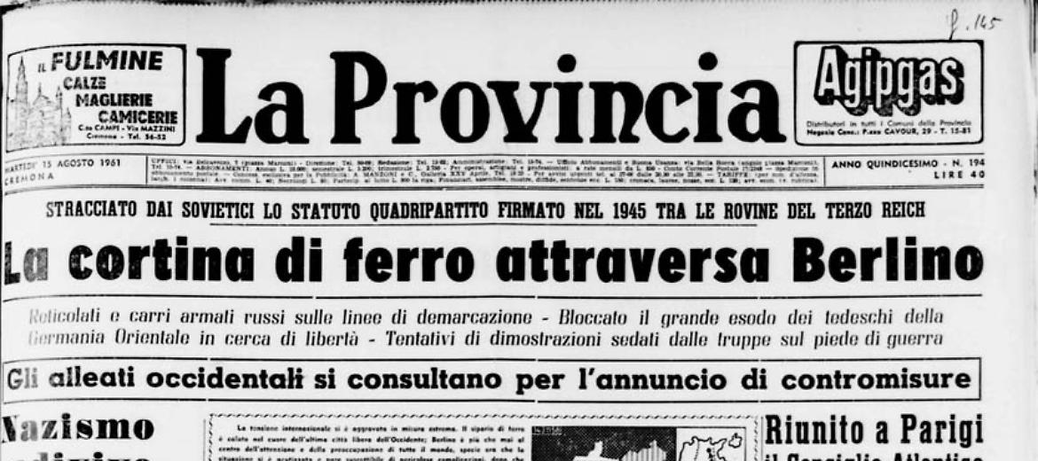 Nazismo RedivivoLa cortina di ferro attraversa Berlino