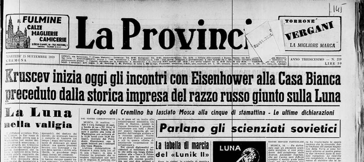 La sonda sovietica «Lunik II» si schianta sulla Luna