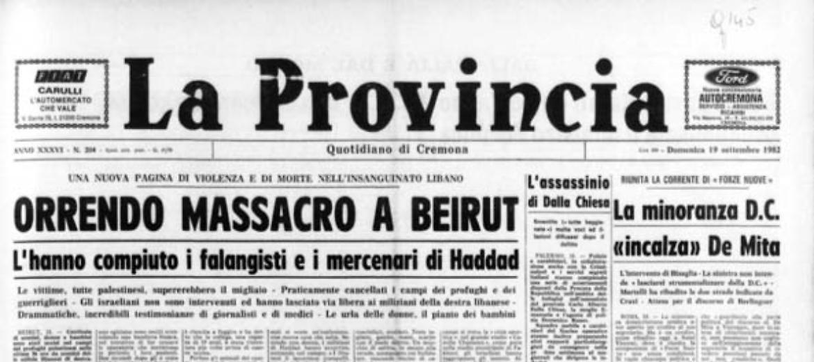 Orrendo massacro a Beirut