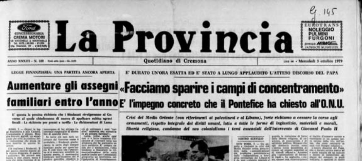 «Facciamo sparire i campi di concentramento»