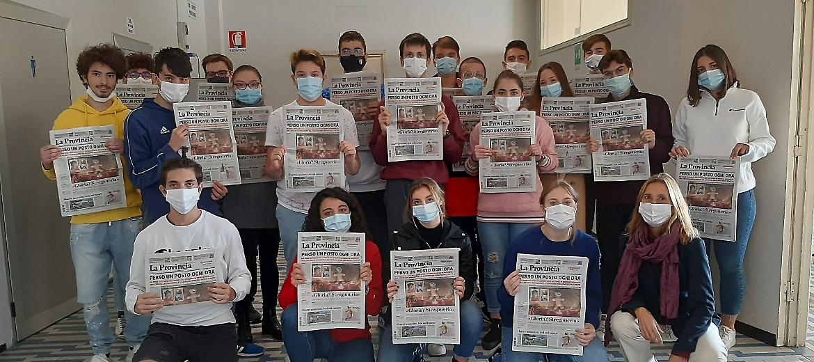 A lezione con La Provincia al liceo Aselli