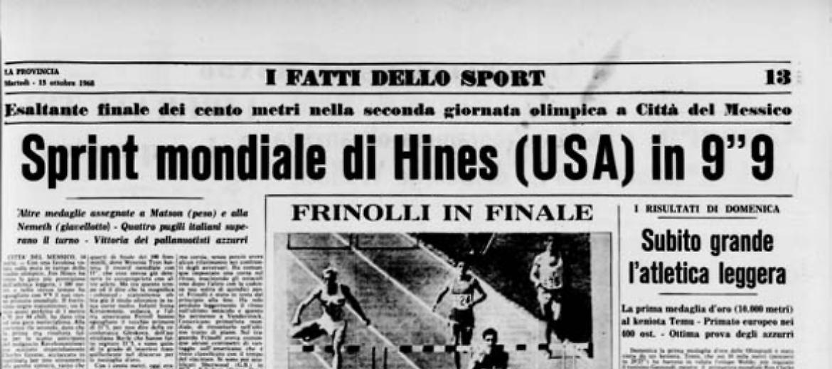 Jim Hines primo uomo jet nella storia