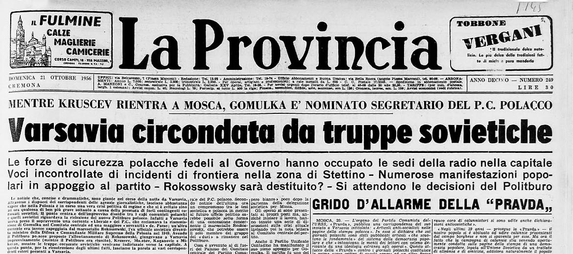 Varsavia circondata da truppe sovieticheIl soldato disperso
