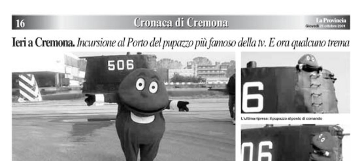 Blitz del Gabibbo in città e in provincia