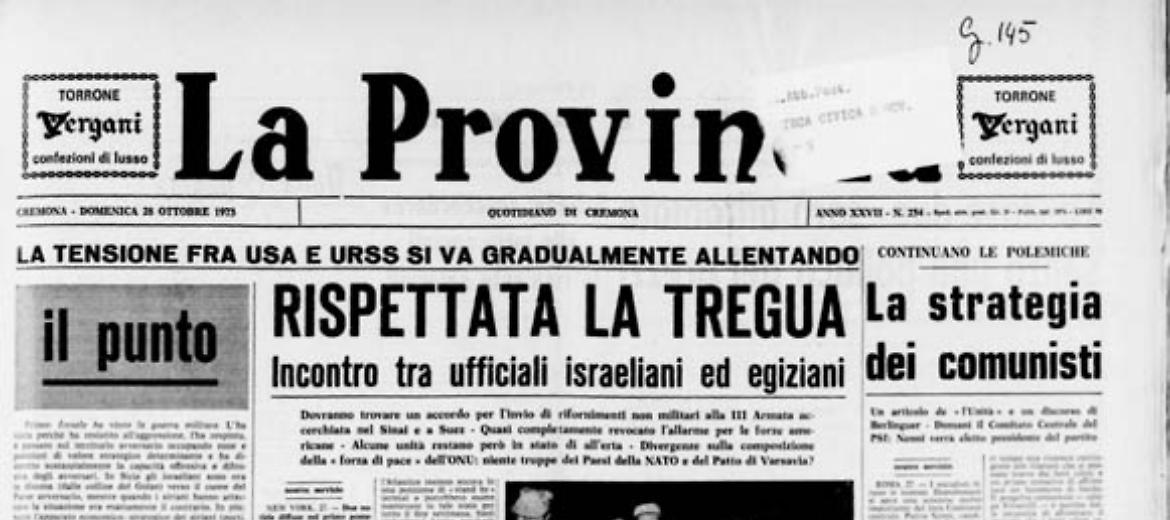 La tensione fra USA e URSS si va gradualmente allentando