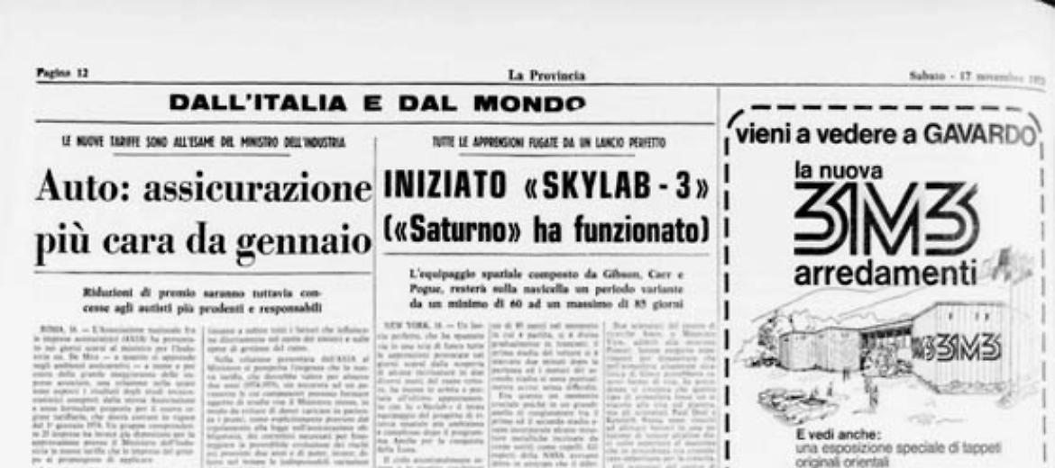 Iniziato «Skylab-3»