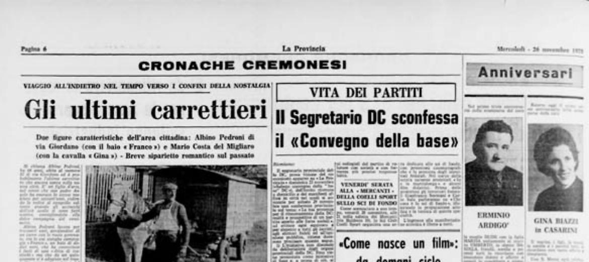 Gli ultimi carrettieri