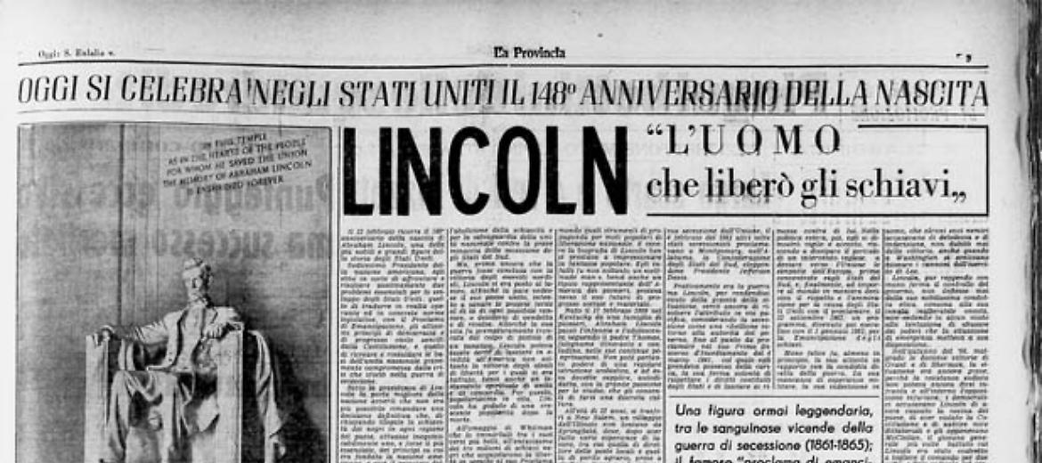 12 febbraio 1809: nasceva Lincoln, l’uomo che liberò gli schiavi