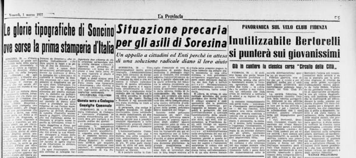 Le glorie tipografiche di Soncino