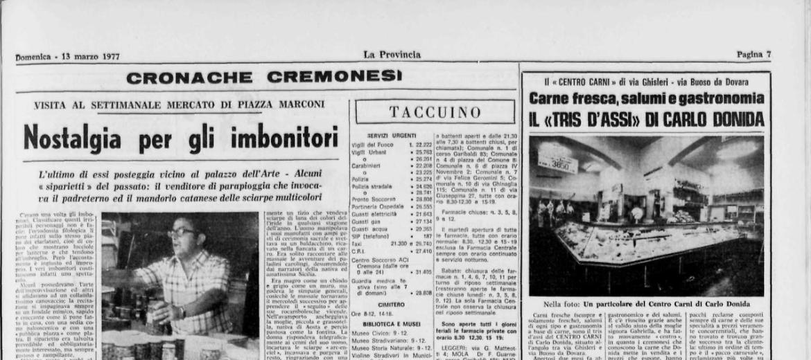Nostalgia per gli imbonitori