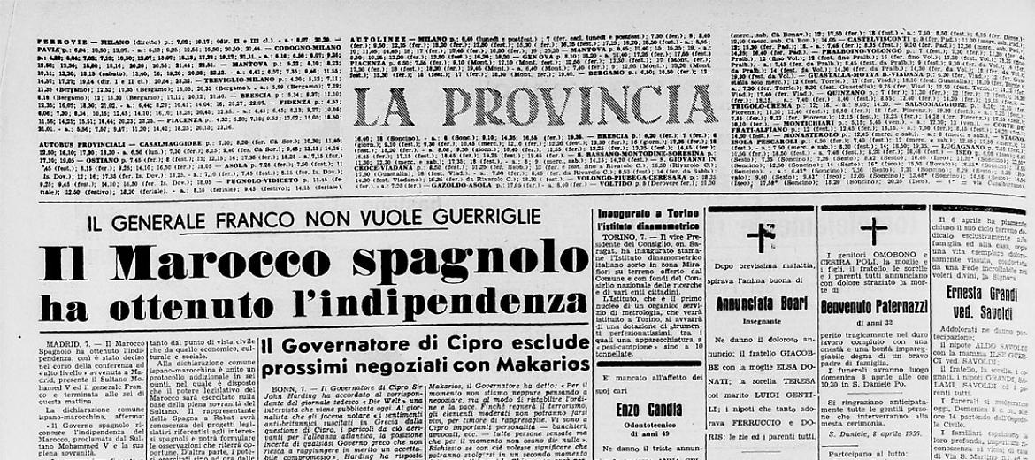 Il Marocco spagnolo ha ottenuto l'Indipendenza