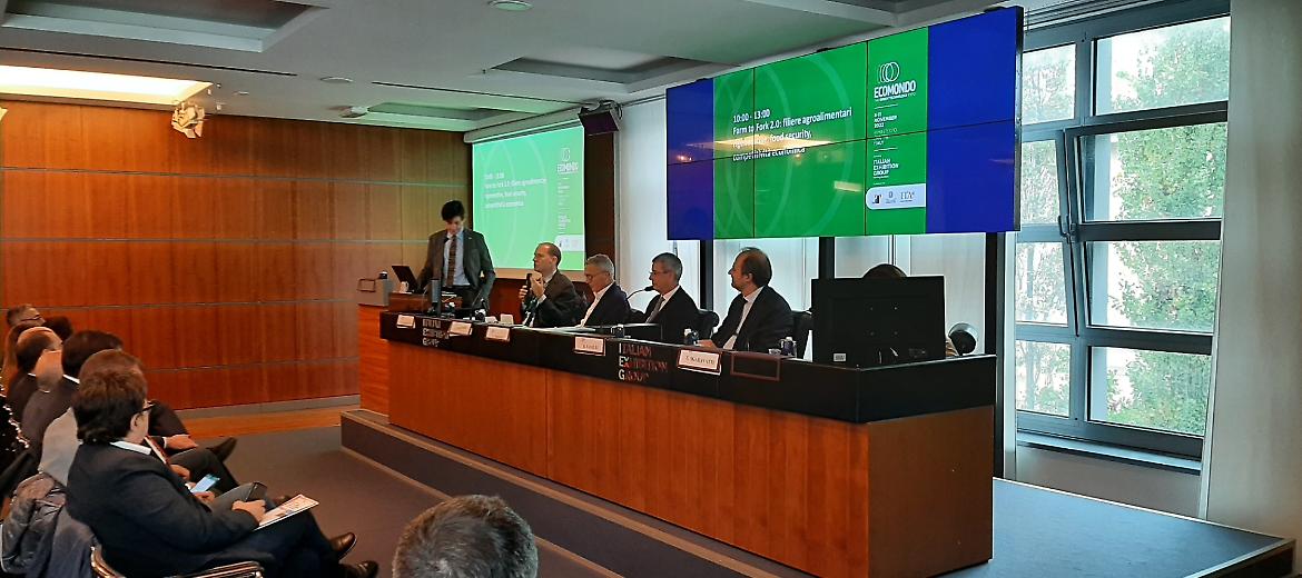 Ecomondo: food security, transizione ecologica e competititvità
