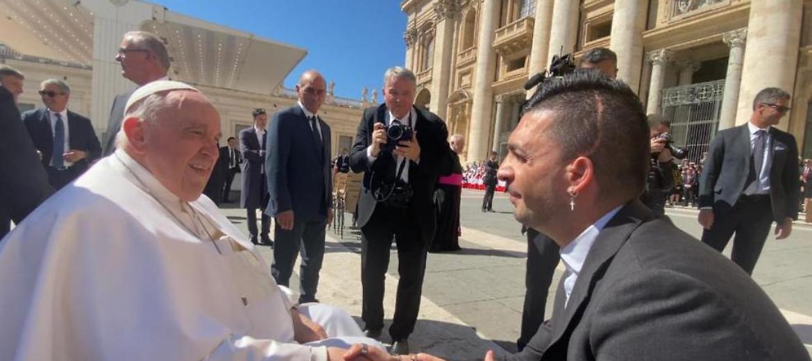 Il Papa benedice Capperi: «Avanti nella tua lotta»