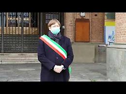 VIDEO Casalmaggiore, il minuto di silenzio in memoria delle vittime del Coronavirus