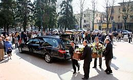 Il funerale di Daniele Parolini