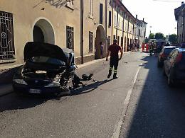 Le immagini dell'incidente di domenica pomeriggio