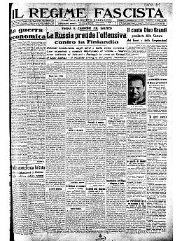 La Russia attacca la Finlandia. Gran Bretagna impotente