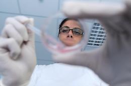 Bimba si punge con un ago, angoscia