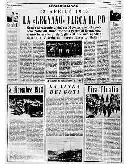 Il 23 aprile 1945 la divisione "Legnano" varca il Po