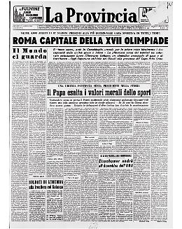 A Roma la XVII Olimpiade