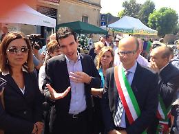 Le immagini della visita del ministro Martina alla Sagra dello scalogno piacentino di Castelvetro
