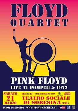 Soresina. Le atmosfere dei Pink Floyd delle origini riproposte dal Floyd Quartet