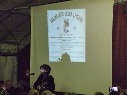 'La leggera' con Marco Rovelli a Pontirolo il 21 marzo 2015 alla festa della Lega della Cultura di Piadena