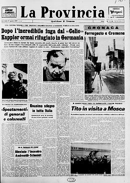 La rocambolesca fuga in una valigia di Herbert Kappler, ex colonnello delle SS