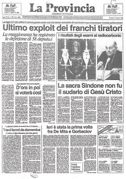La sacra Sindone non fu il sudario di Gesù