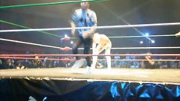 Hamilton versione wrestler: sul ring per promuovere il Gp del Messico
