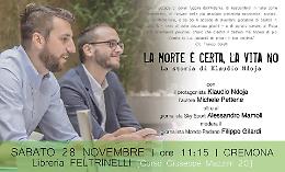 Alla Feltrinelli la presentazione del libro "La morte è certa, la vita no. Storia di Klaudio Ndoja"