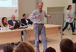 La 'lezione' di Gherardo Colombo all'istituto 'Diotti'