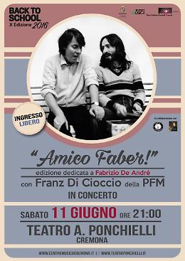 Franz di Cioccio (PFM) & Back to School! al Teatro Ponchielli di Cremona 