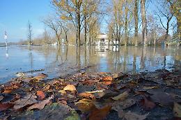 Le immagini del 28 novembre della piena del Po a Casalmaggiore e Viadana