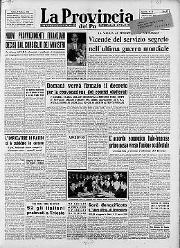 Vicende del Servizio Segreto nell'ultima guerra.....