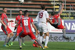 Cremonese 1 Pontedera  1: i grigiorossi  scivolano a meno 6 dall'Alessandria