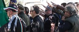 Saluti romani in tribunale, informativa di Digos e polizia locale