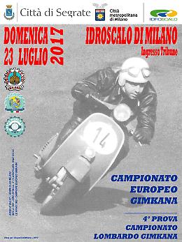 Grande raduno della mitica Vespa  in occasione del Campionato Europeo e Regionale Lombardo Gimkana
