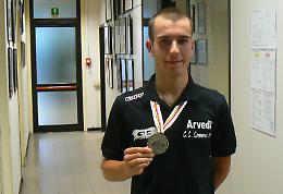 Rastelli, argento ai Mondiali: 'Che emozione stare sul podio'