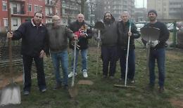 Area verde “Rita Levi Montalcini”, ripulita la zona riservata ai cani