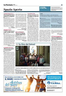 Lettere al Direttore del 28 maggio