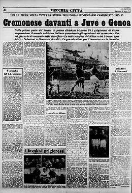 Cremonese davanti a Juve e Genoa