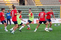 FOTO L'allenamento della Nazionale di calcio Femminile allo Zini di Cremona