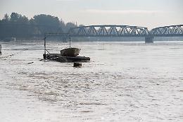 Le immagini della piena del Po di gioved&igrave; 8 novembre