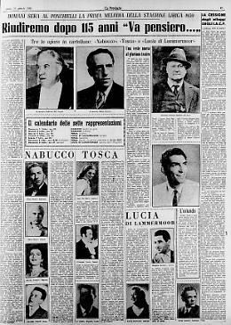 Riudiremo dopo 115 anni “Va pensiero….”